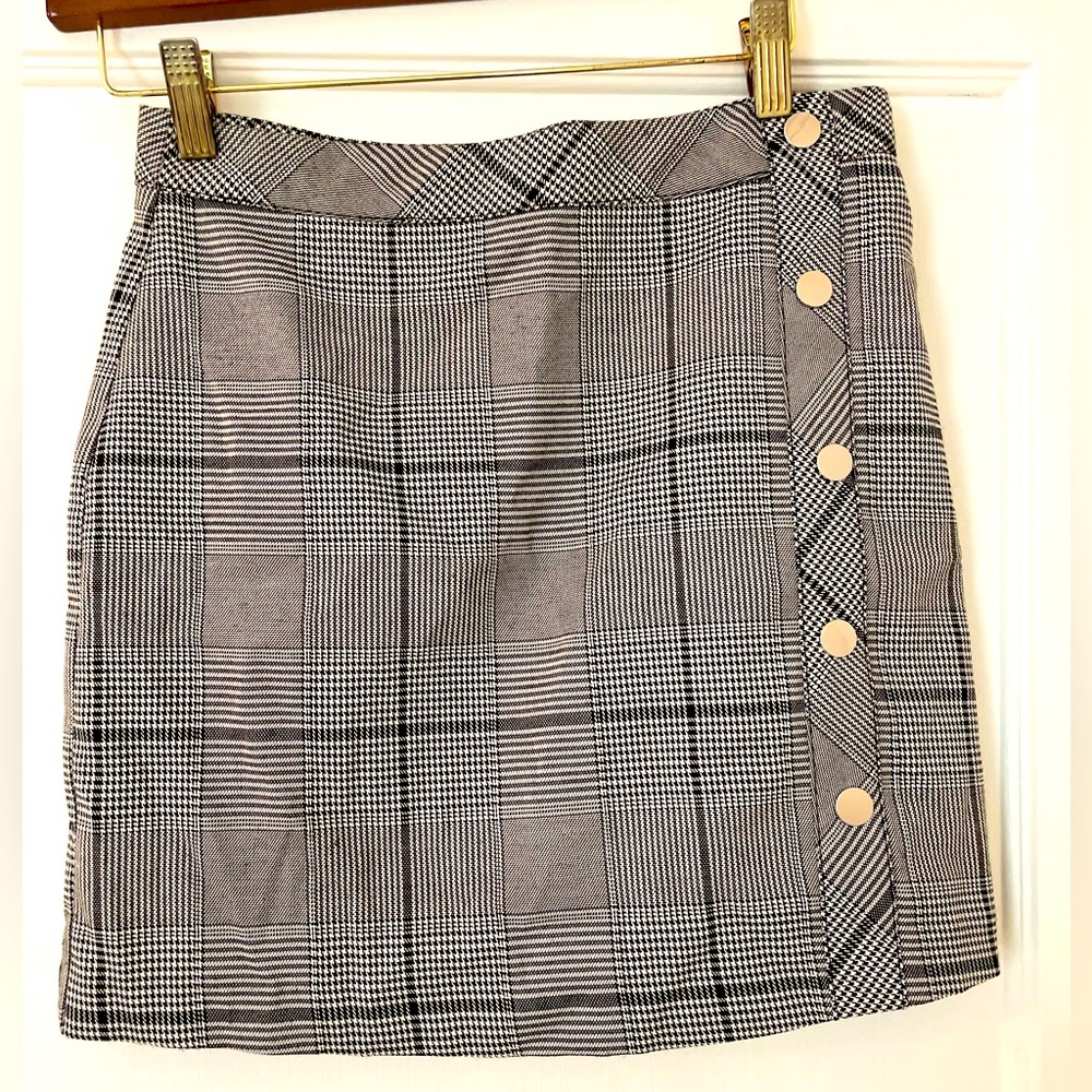 JOA plaid skirt